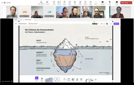 Screenshot aus einer Live-Session der UX Growth Academy