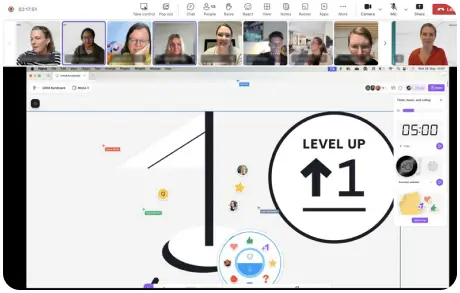Screenshot aus einer Live-Session der UX Growth Academy